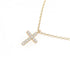 Pendant Necklace 18K Rose Gold Mini with Diamond