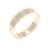 Vendome Louis Cartier Band Ring 18K Tricolor Gold
