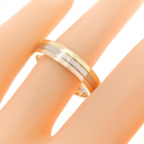 Vendome Louis Cartier Band Ring 18K Tricolor Gold