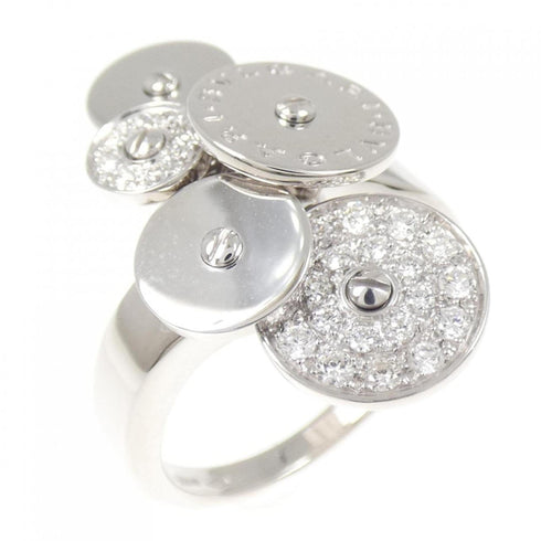 Cycladi One Band 18K White Gold and Diamond Ring