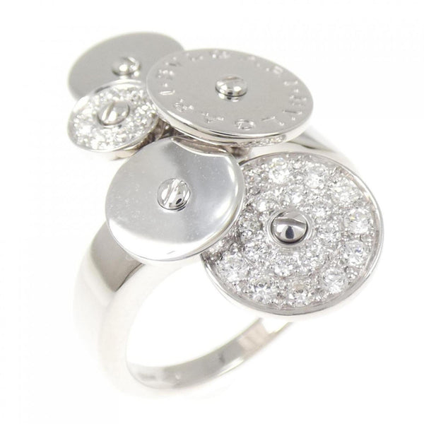 Cycladi One Band 18K White Gold and Diamond Ring