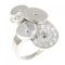 Cycladi One Band 18K White Gold and Diamond Ring