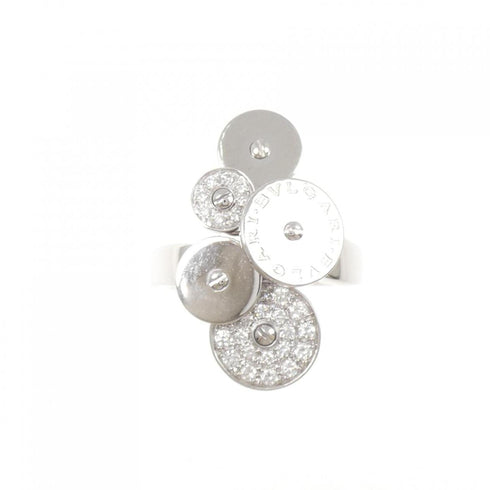 Cycladi One Band 18K White Gold and Diamond Ring