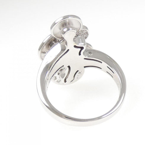 Cycladi One Band 18K White Gold and Diamond Ring