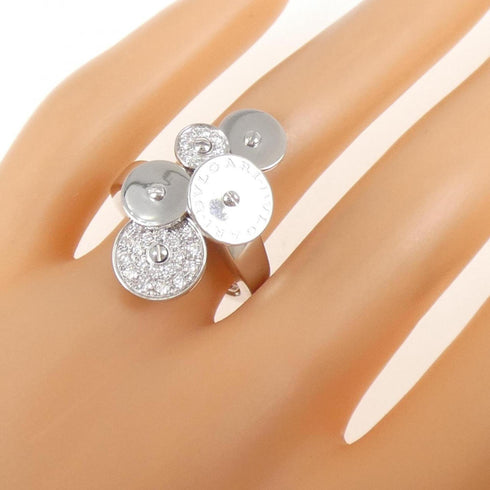 Cycladi One Band 18K White Gold and Diamond Ring