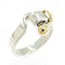 Band Ring Sterling Silver and 18K Yellow Gold