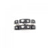 Ultra Collection Ring Ceramic and 18K White Gold Large