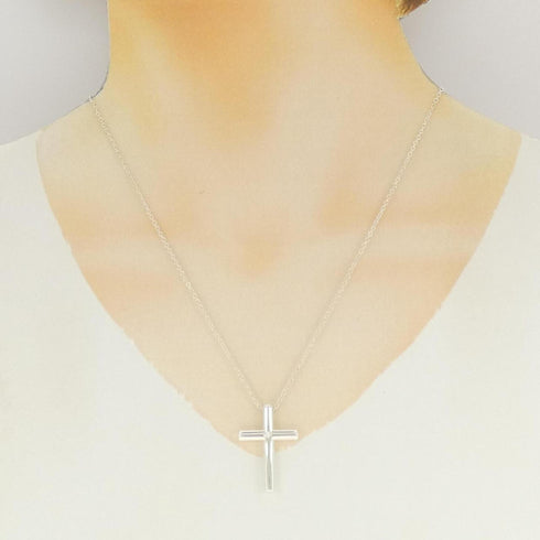 Pendant Necklace Sterling Silver Large