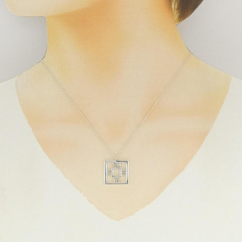 Atlas Pendant Necklace Sterling Silver