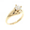 Corona One Band Ring 18K Yellow Gold with Diamond