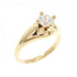 Corona One Band Ring 18K Yellow Gold with Diamond