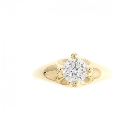 Corona One Band Ring 18K Yellow Gold with Diamond