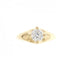 Corona One Band Ring 18K Yellow Gold with Diamond