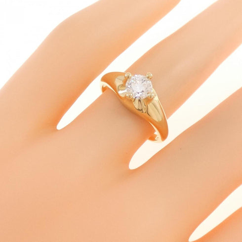 Corona One Band Ring 18K Yellow Gold with Diamond
