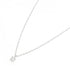 Solitaire Pendant Necklace Platinum
