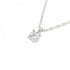 Solitaire Pendant Necklace Platinum