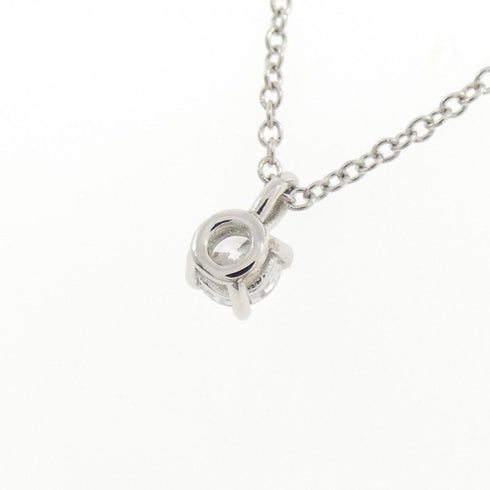 Solitaire Pendant Necklace Platinum