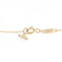 T Smile Mini Pendant Necklace 18K Rose Gold