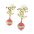 Earrings Gold-Tone Metal