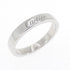 Engraved Ring Platinum