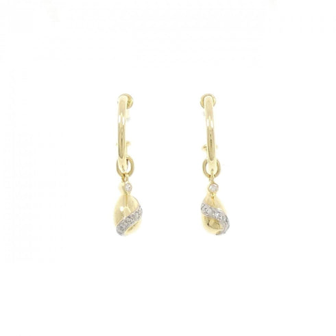 Earrings 18K White Gold and 18K Yellow Gold