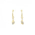 Earrings 18K White Gold and 18K Yellow Gold