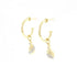 Earrings 18K White Gold and 18K Yellow Gold