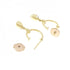 Earrings 18K White Gold and 18K Yellow Gold