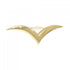Seagull Brooch 18K Yellow Gold