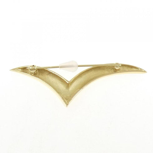 Seagull Brooch 18K Yellow Gold