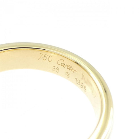 Vendome Louis Cartier Band Ring 18K Tricolor Gold