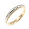 Milgrain Ring 18K Rose Gold and Platinum