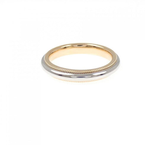 Milgrain Ring 18K Rose Gold and Platinum