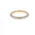 Milgrain Ring 18K Rose Gold and Platinum