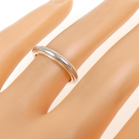 Milgrain Ring 18K Rose Gold and Platinum