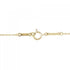 Open Heart Pendant Necklace 18K Yellow Gold 13.5mm