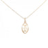 Pendant Necklace 18K Rose Gold with Diamond