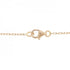 Pendant Necklace 18K Rose Gold with Diamond and Quartz