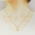 Pendant Necklace 18K Rose Gold with Diamond and Quartz