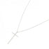 Pendant Necklace 18K White Gold Large with Diamond