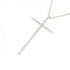 Pendant Necklace 18K White Gold Large with Diamond
