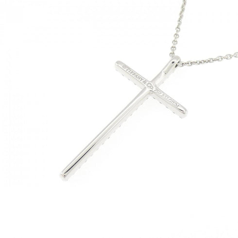 Pendant Necklace 18K White Gold Large with Diamond