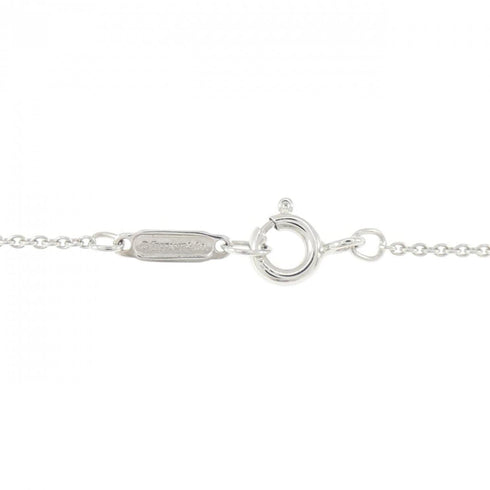 Pendant Necklace 18K White Gold Large with Diamond