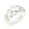 Triple Loving Heart Ring Sterling Silver