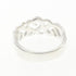 Triple Loving Heart Ring Sterling Silver