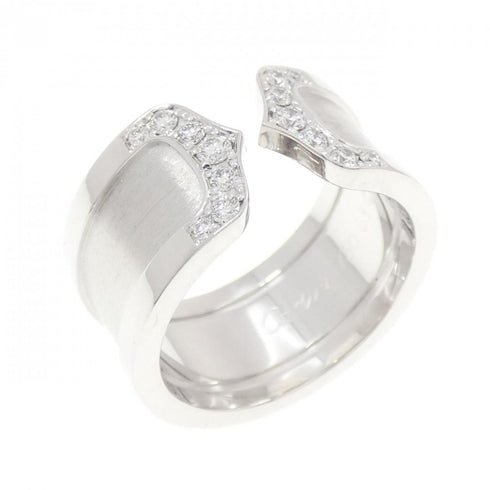 C2 Ring 18K White Gold with Diamond Large