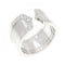 C2 Ring 18K White Gold with Diamond Large