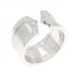 C2 Ring 18K White Gold with Diamond Large