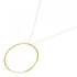 Hammered Pendant Necklace 18K Yellow Gold