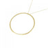 Hammered Pendant Necklace 18K Yellow Gold